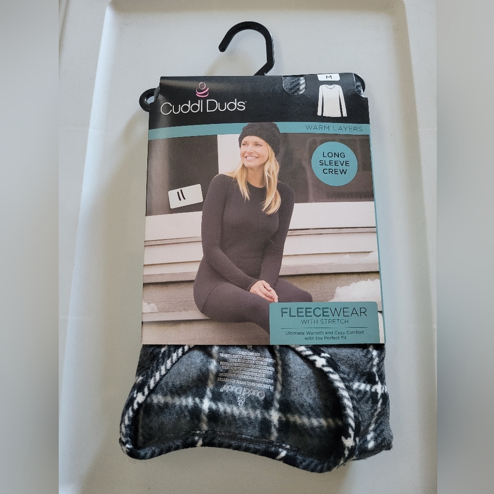 Cuddl Duds Fleecewear W/ Stretch Long Sleeve Crew